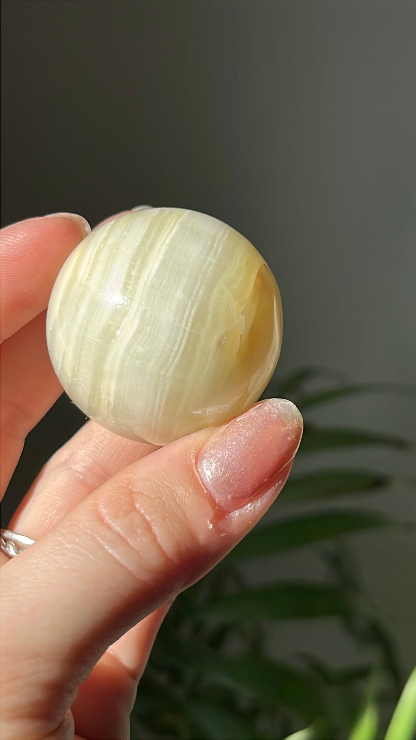 Aragoniet bol #01 (onyx marmer)