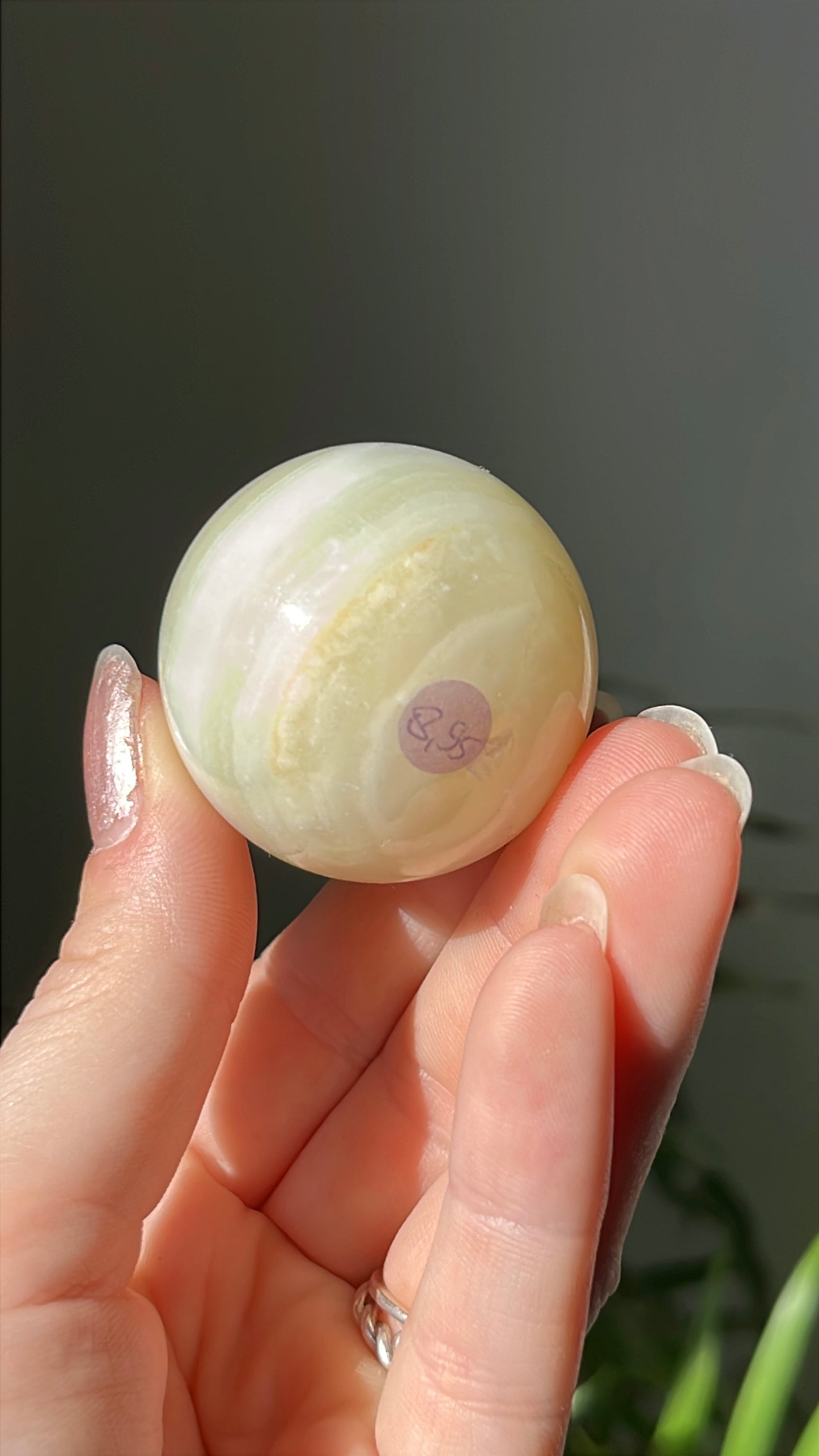 Aragoniet bol #01 (onyx marmer)