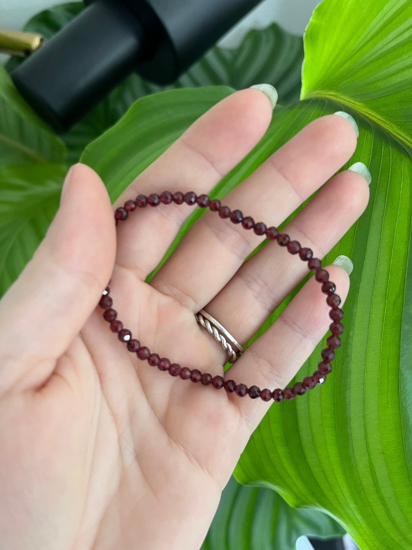 Armband facet Malaya-granaat