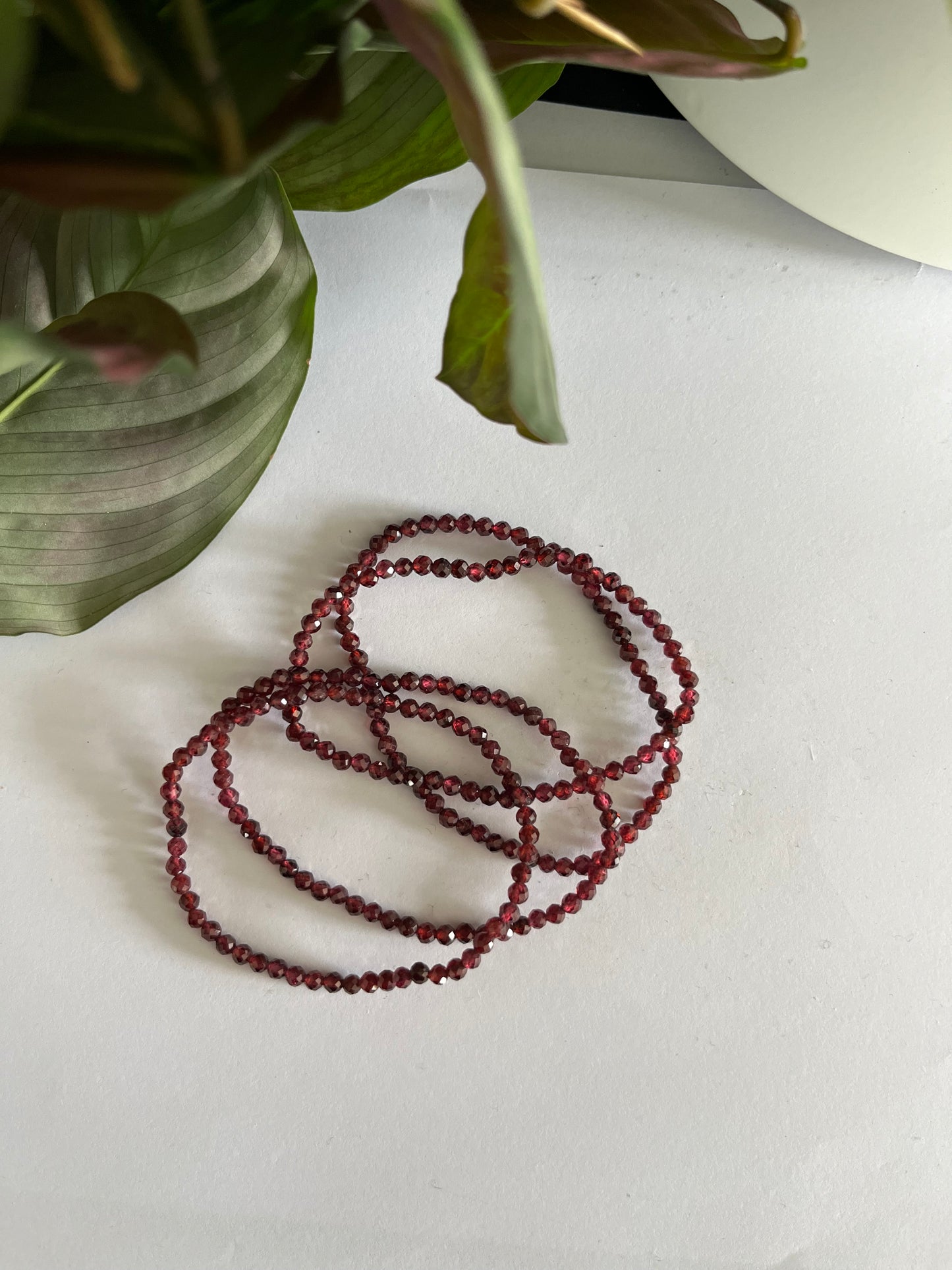 Armband facet Malaya-granaat