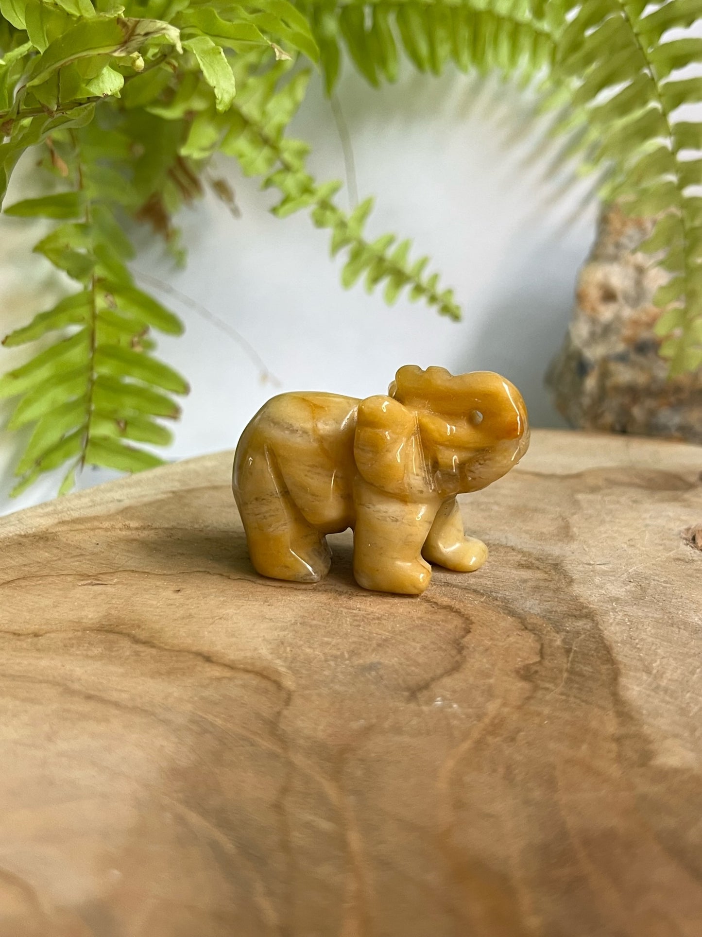 Gele jaspis olifant