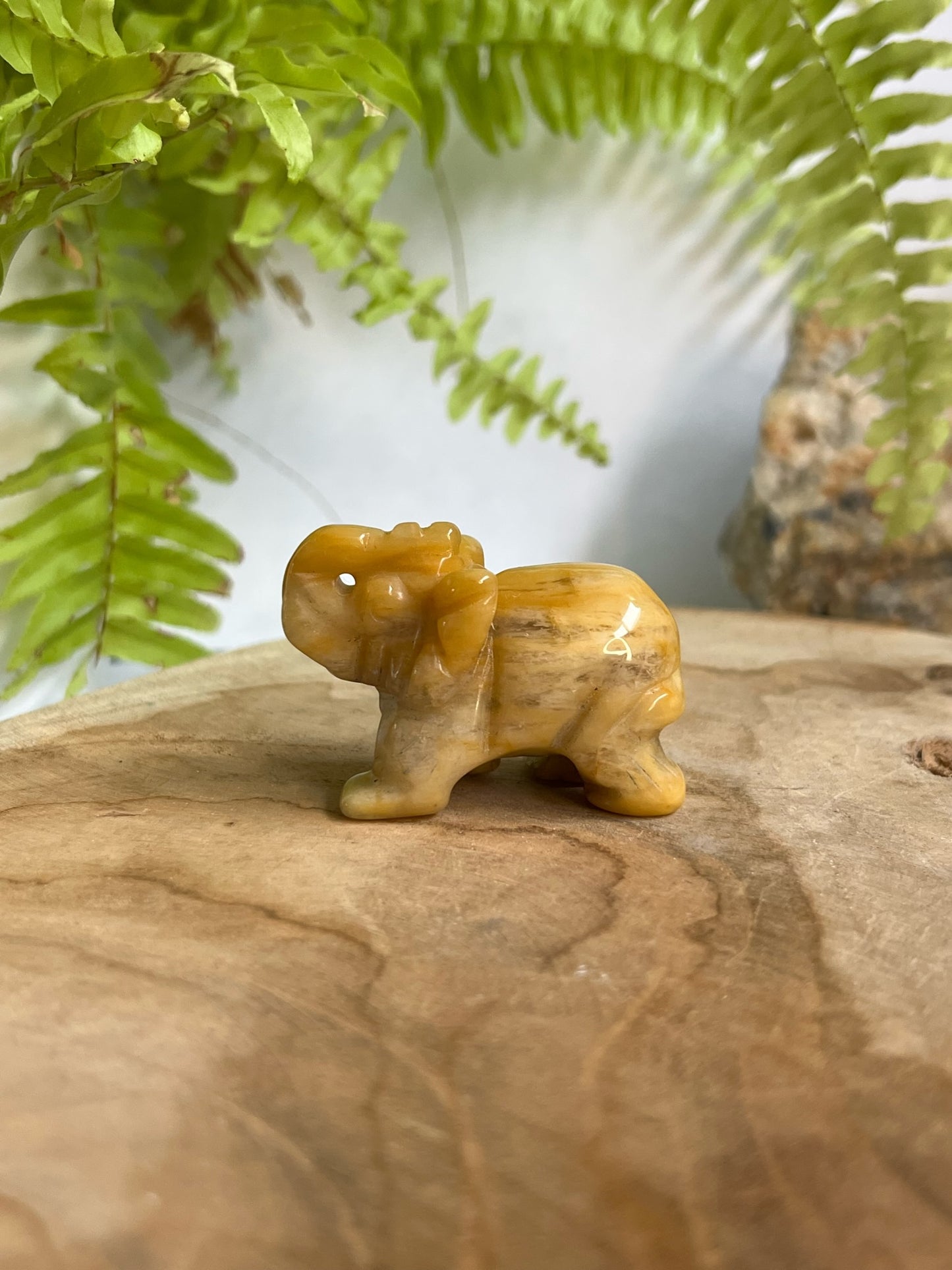 Gele jaspis olifant