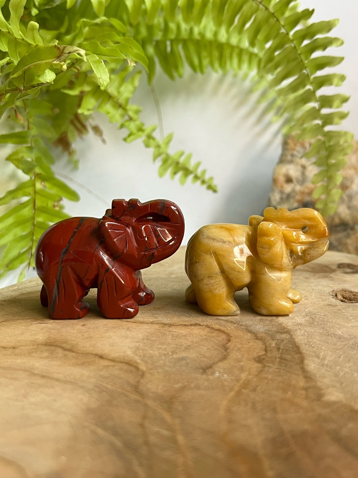 Gele jaspis olifant