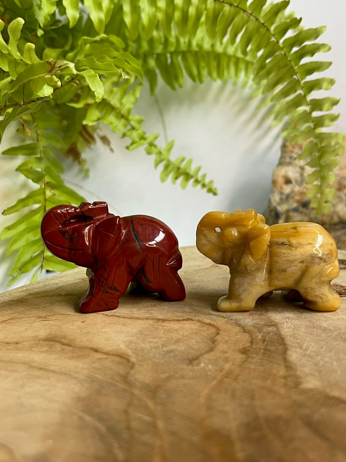 Gele jaspis olifant