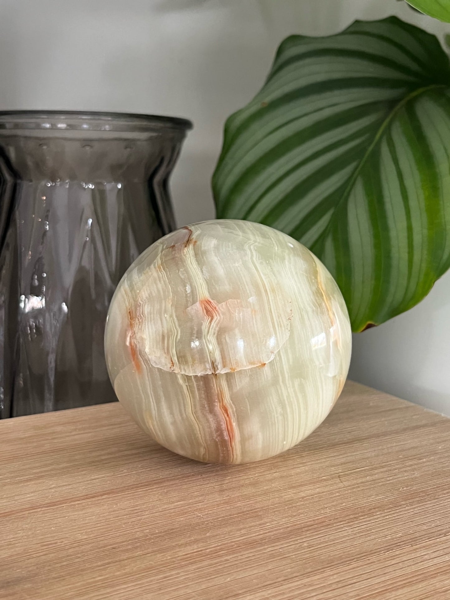 Aragoniet bol #01 (onyx marmer) Groot