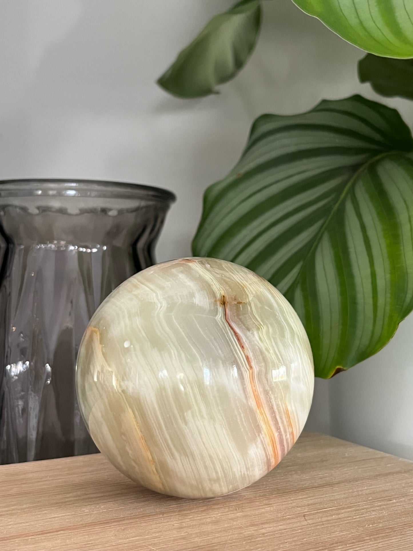 Aragoniet bol #01 (onyx marmer) Groot