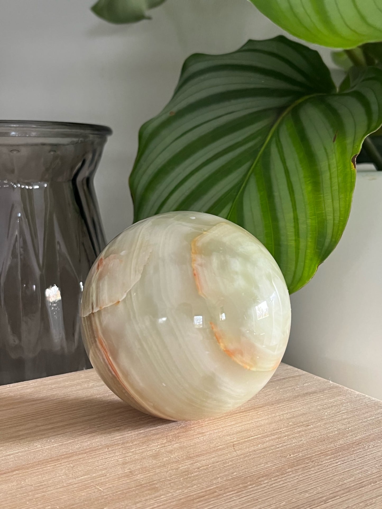 Aragoniet bol #01 (onyx marmer) Groot