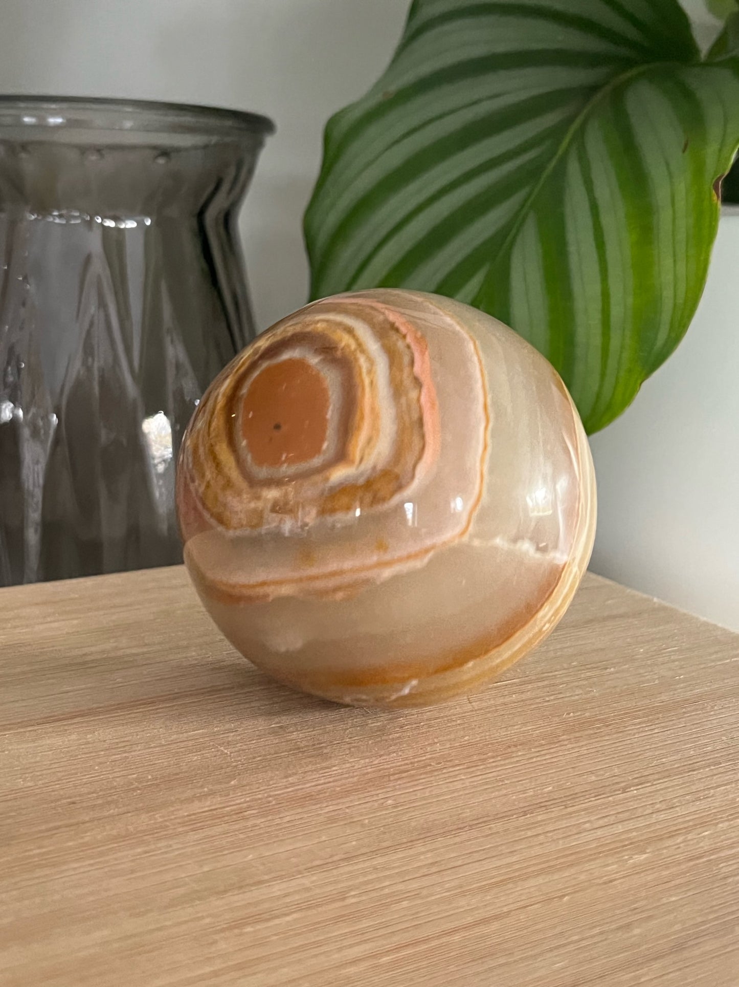 Aragoniet bol #02 (onyx marmer) Groot