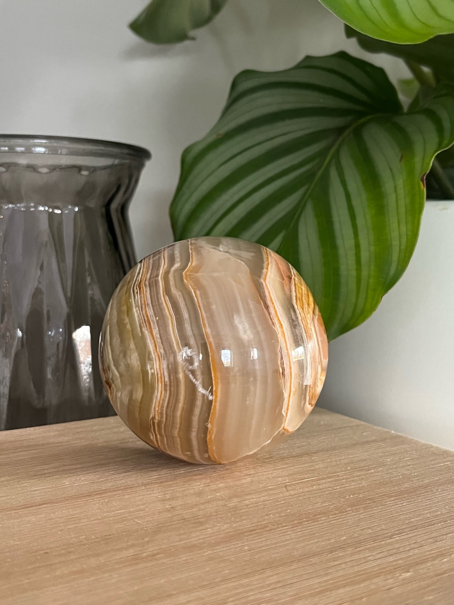 Aragoniet bol #02 (onyx marmer) Groot