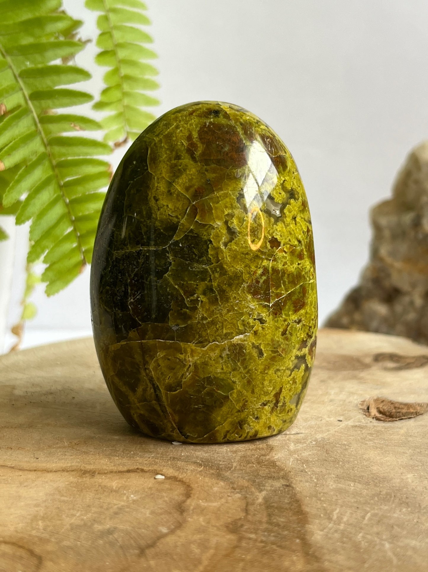 Groene opaal free form