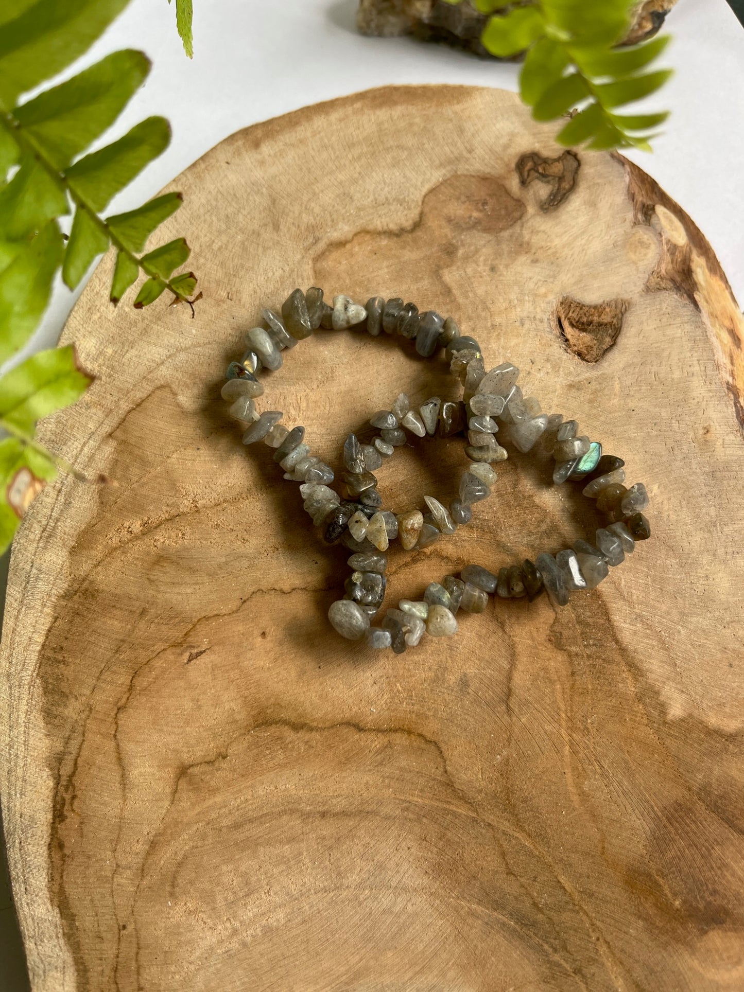 Split armband labradoriet