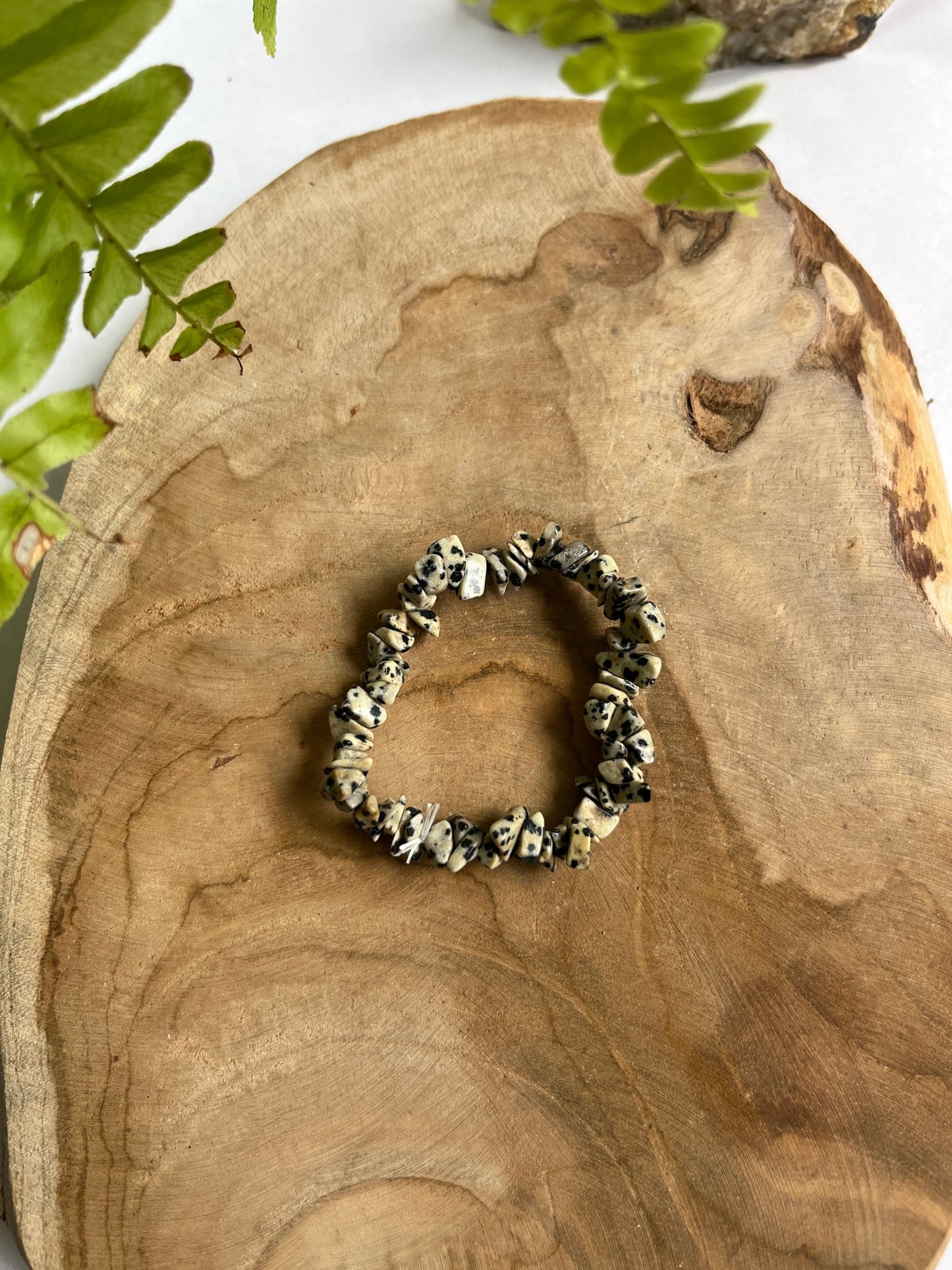 Split armband dalmatier jaspis