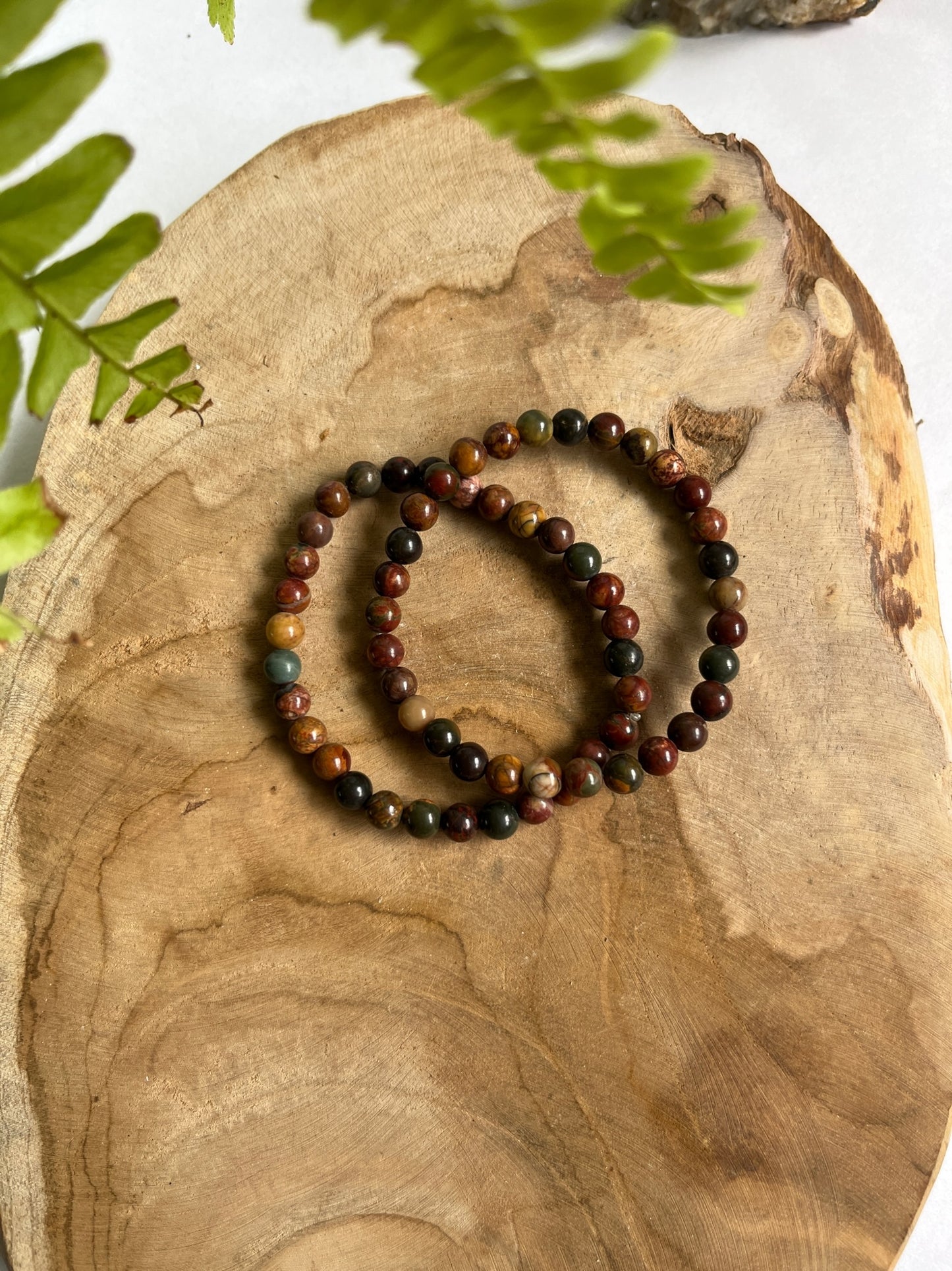 Armband 6 mm mokaiet