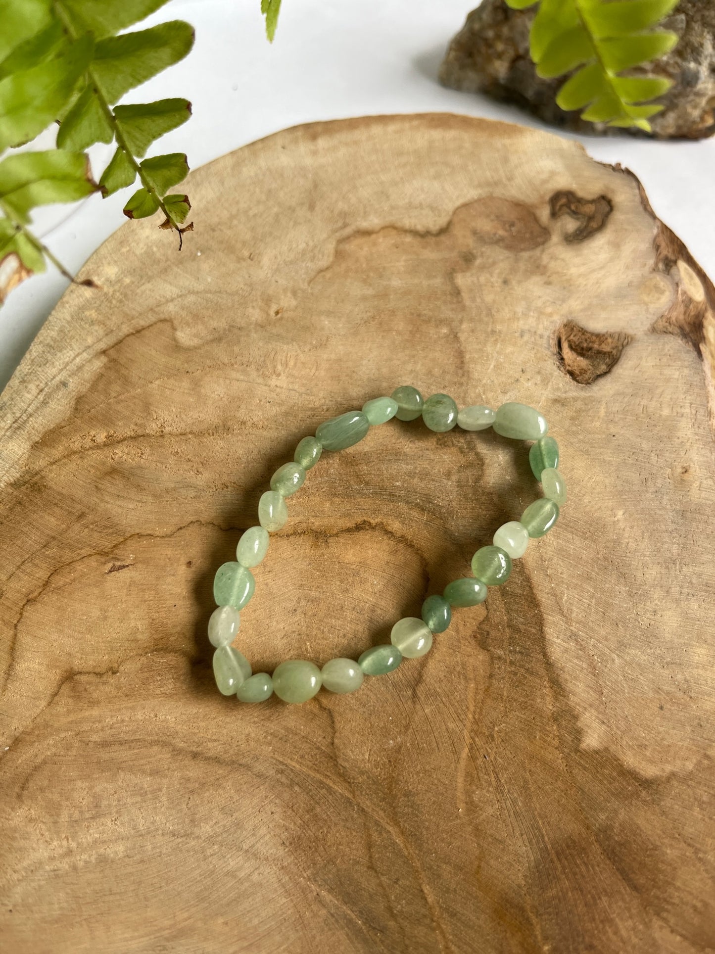 Armband ovale kralen aventurijn