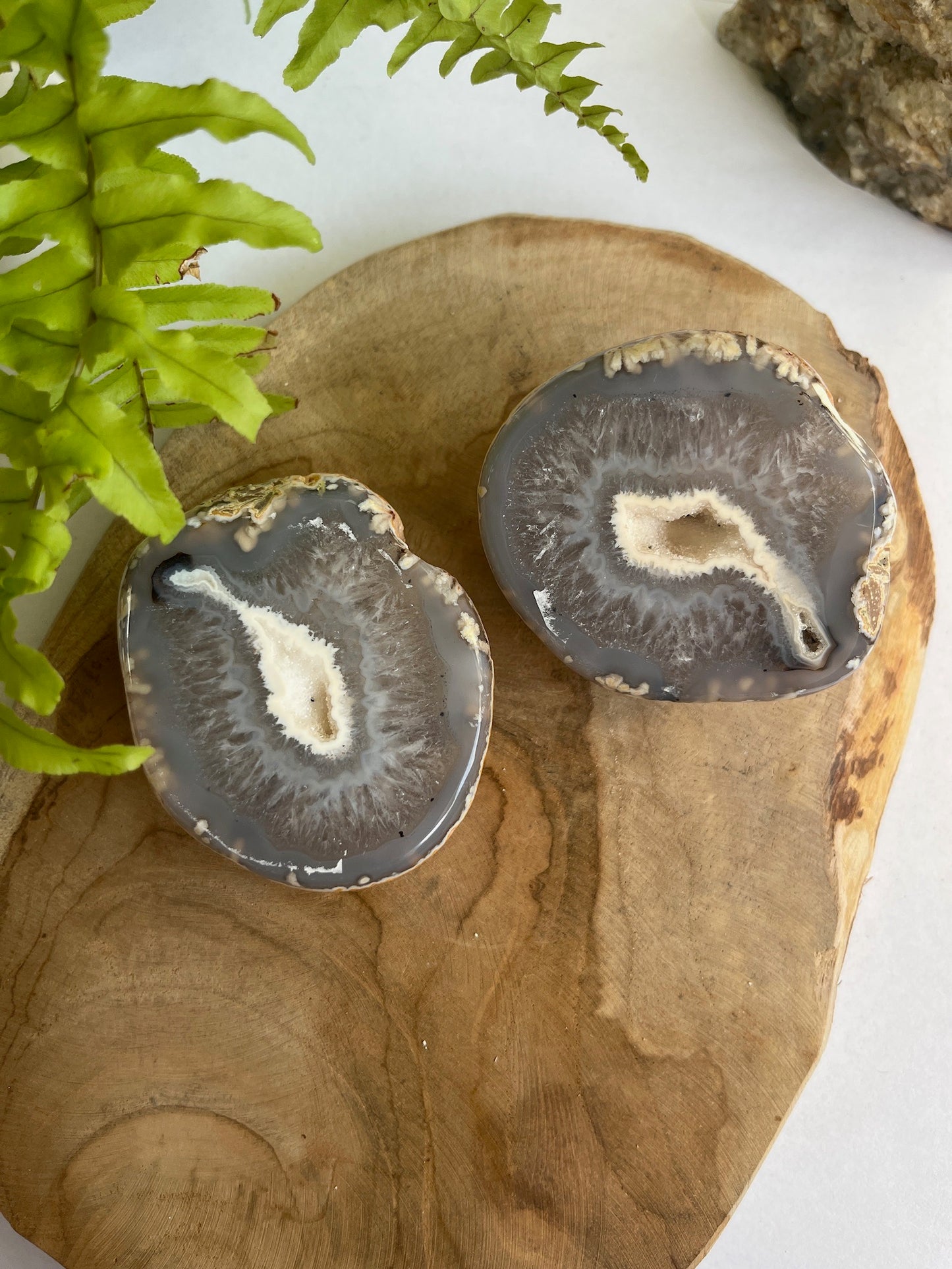 Agaat Geode set Brazilië
