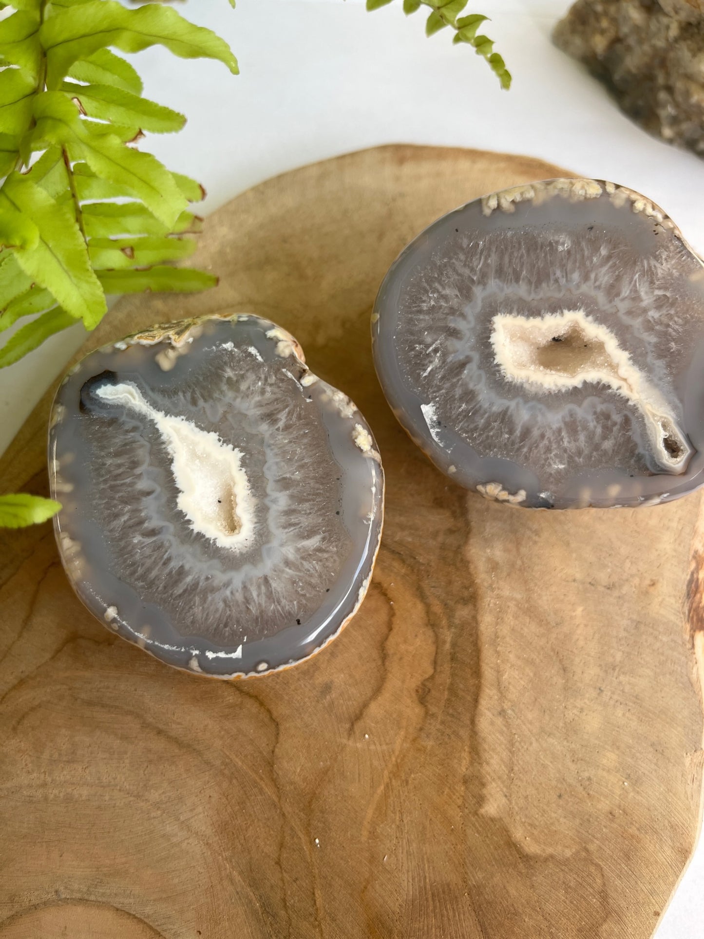 Agaat Geode set Brazilië