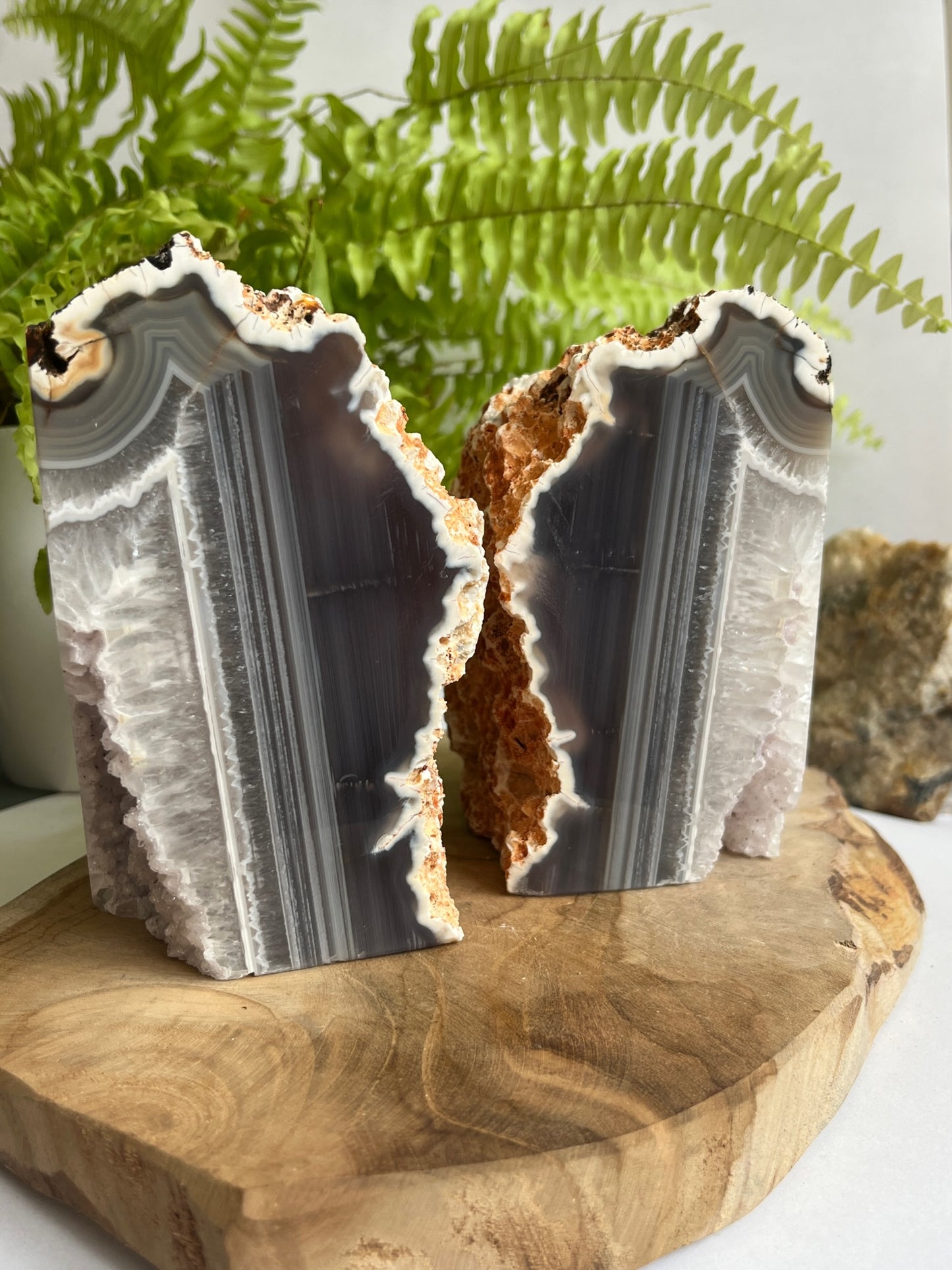 Boekensteun agaat #07
