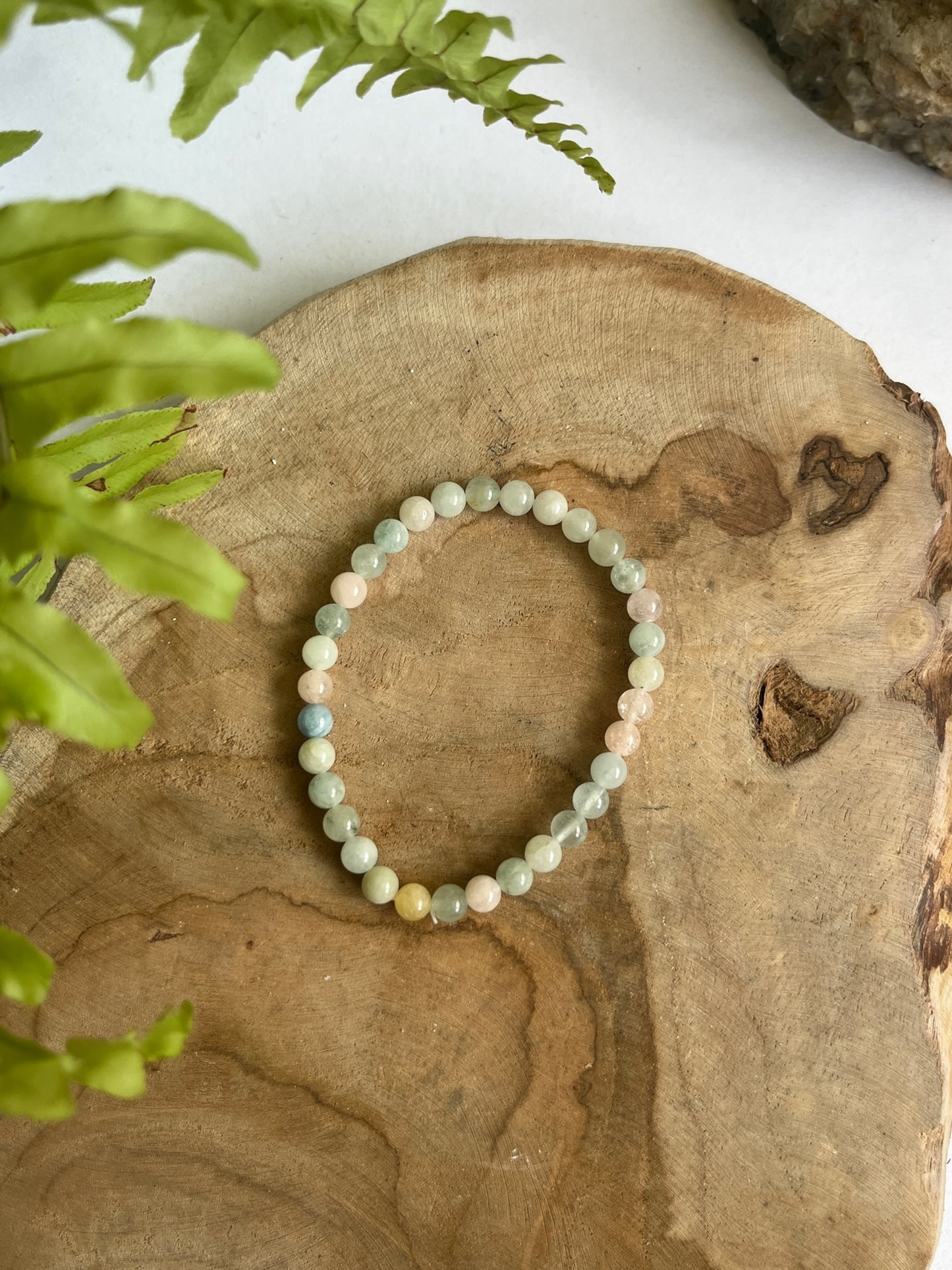 Armband 6 mm Beryl