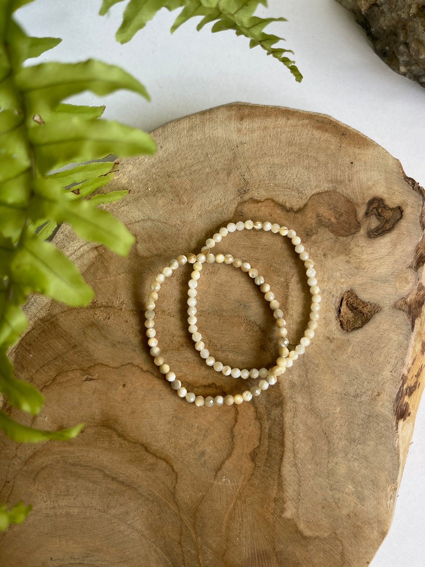 Armband facet Mother of pearl