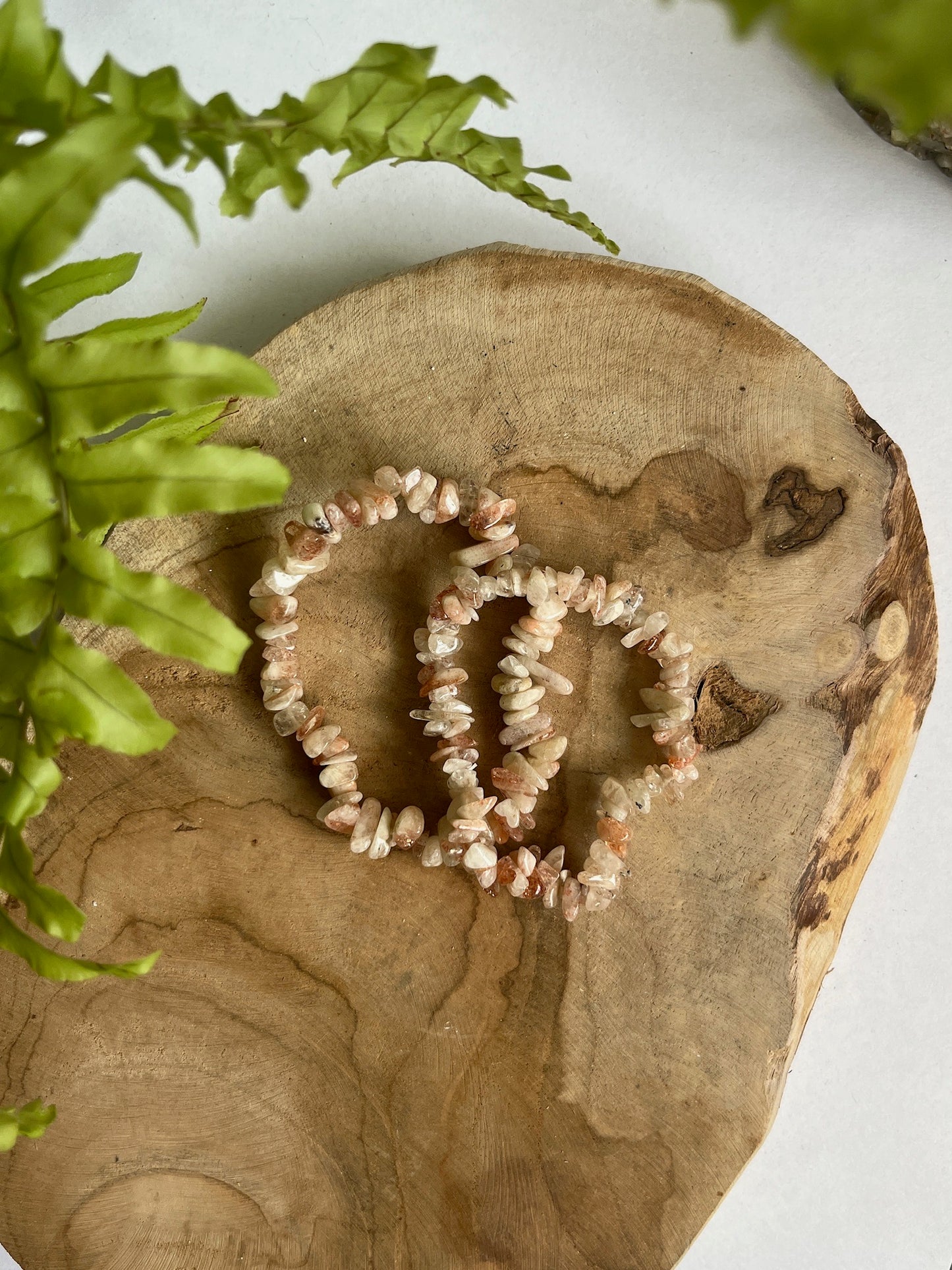 Split armband Zonnesteen