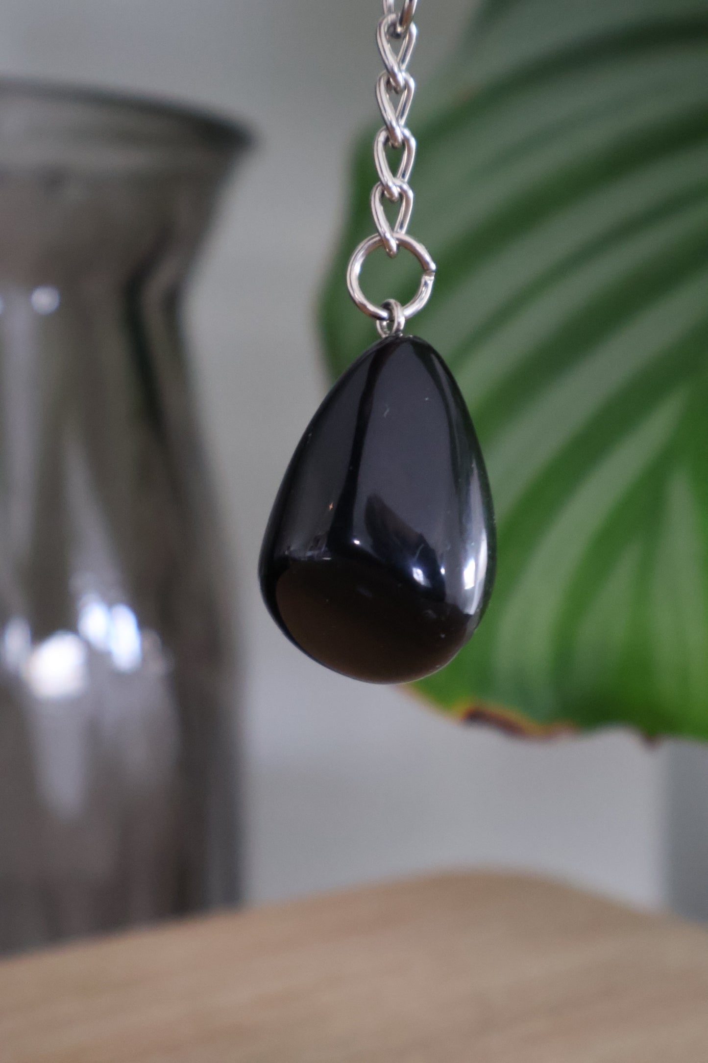 Obsidiaan sleutelhanger