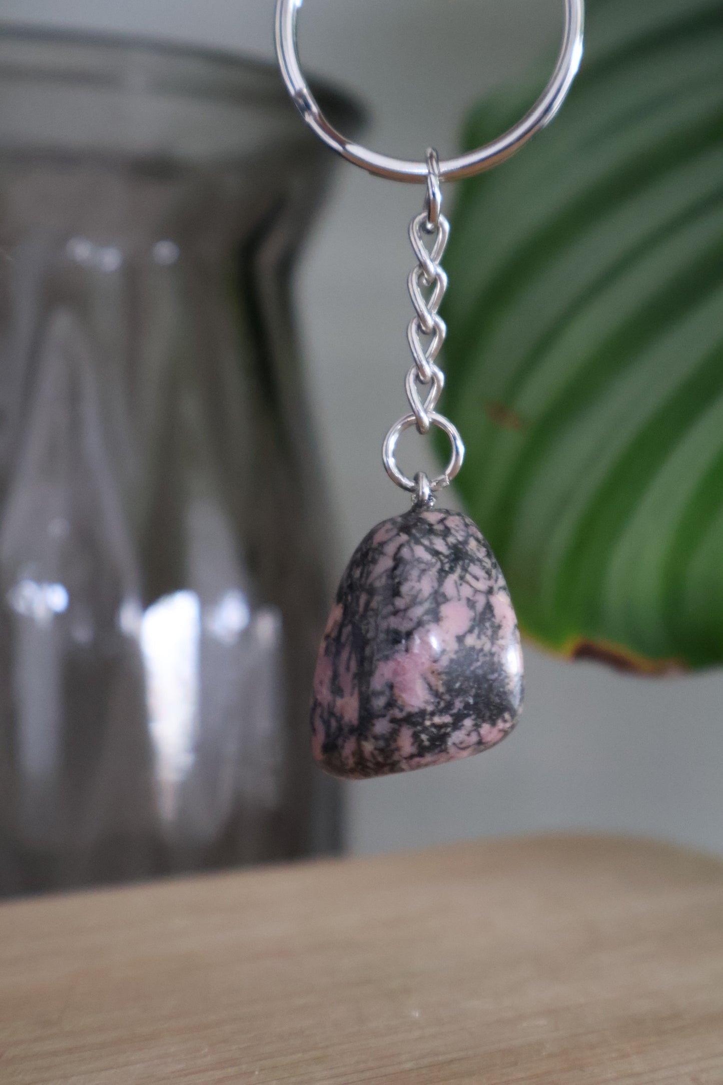 Rhodoniet sleutelhanger