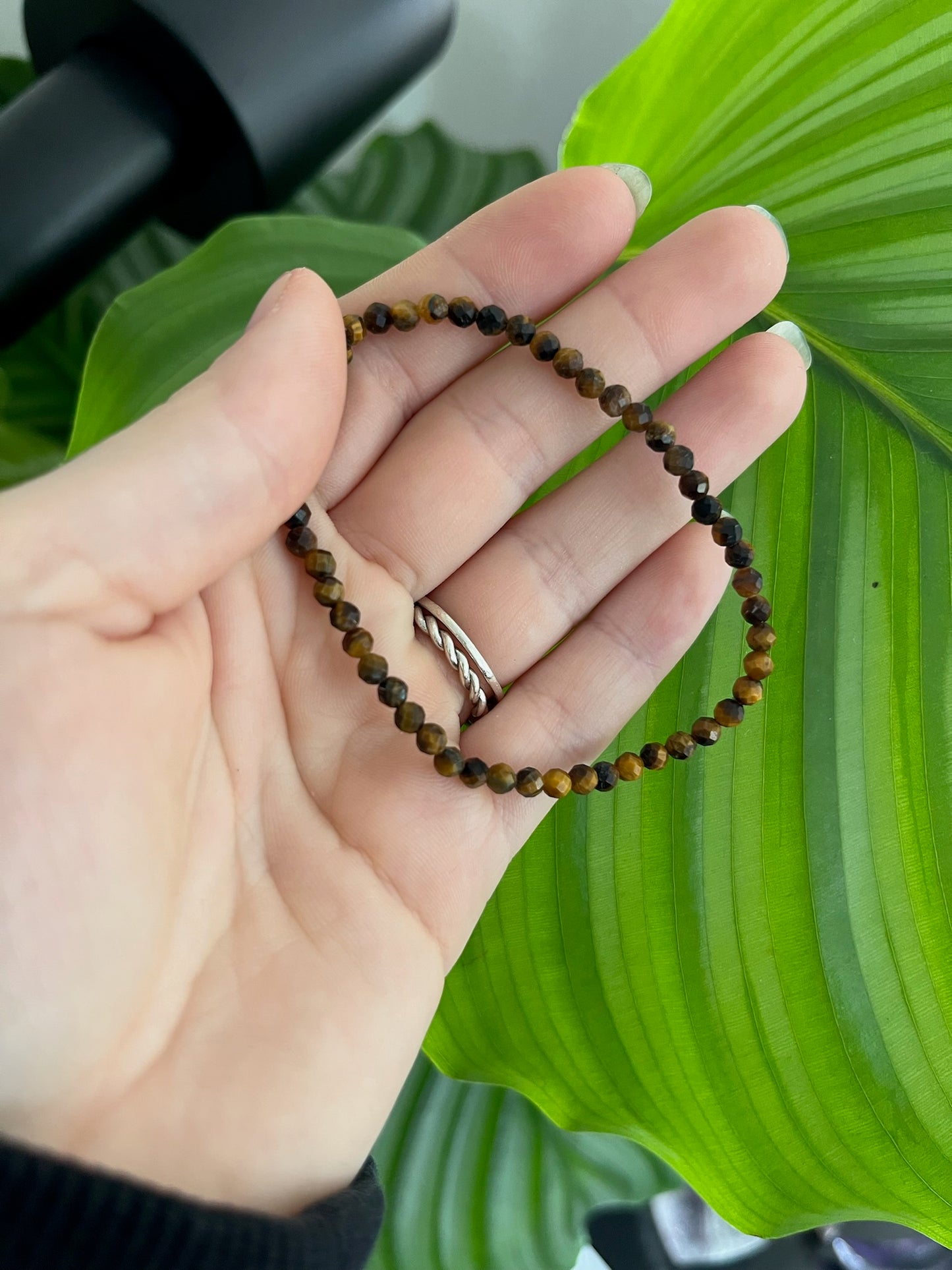 Armband facet tijgeroog