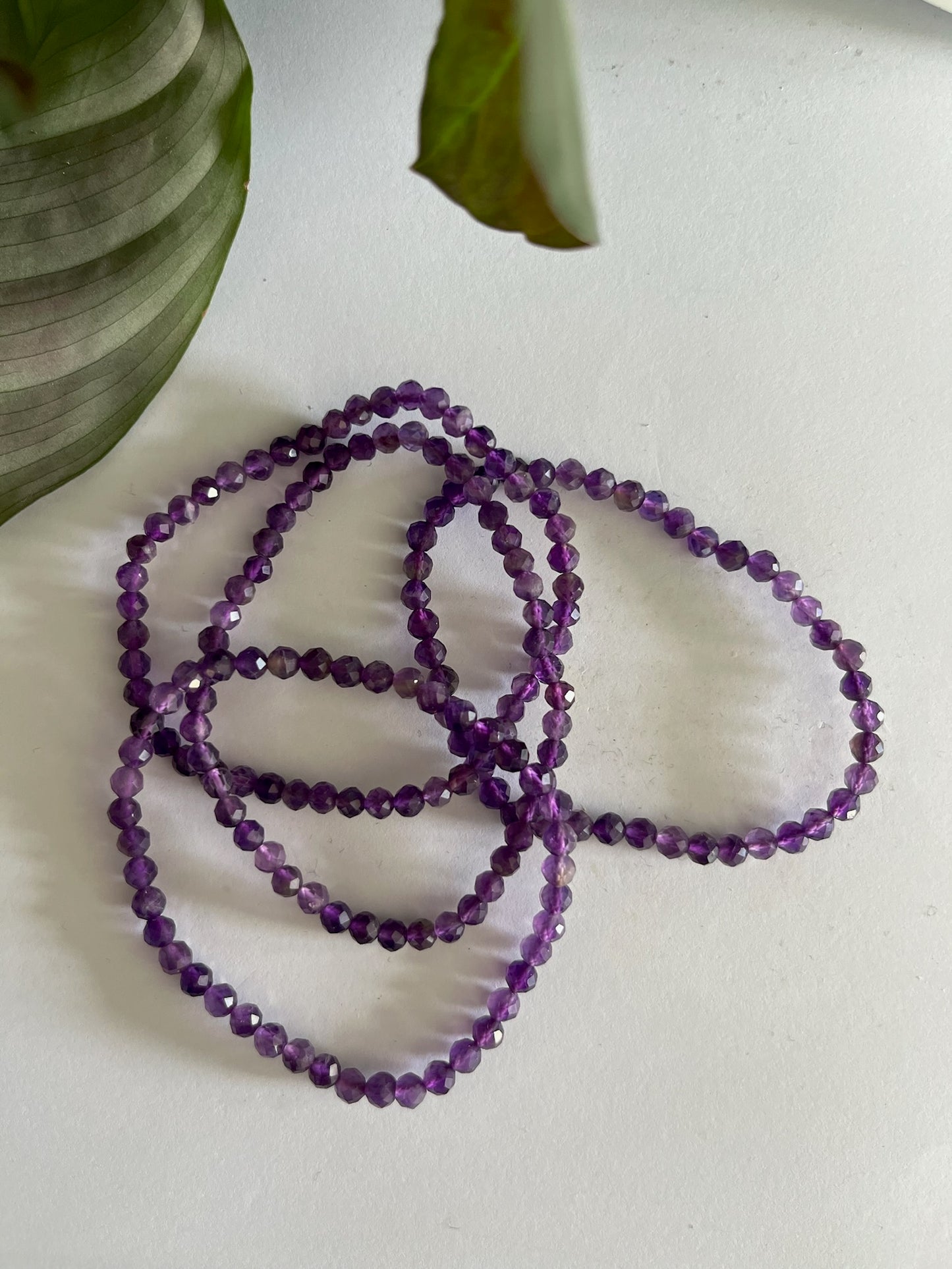 Armband facet amethist