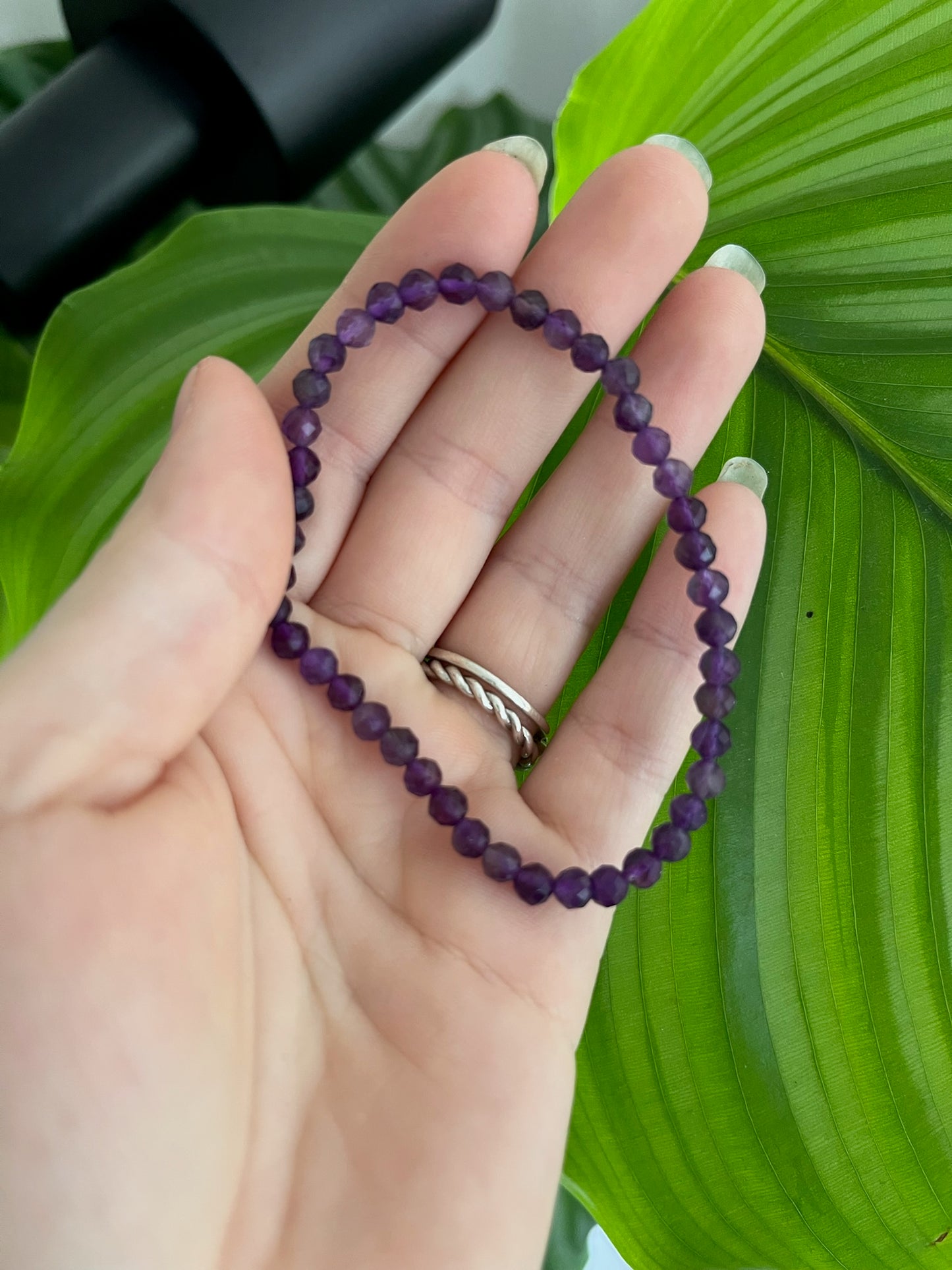 Armband facet amethist