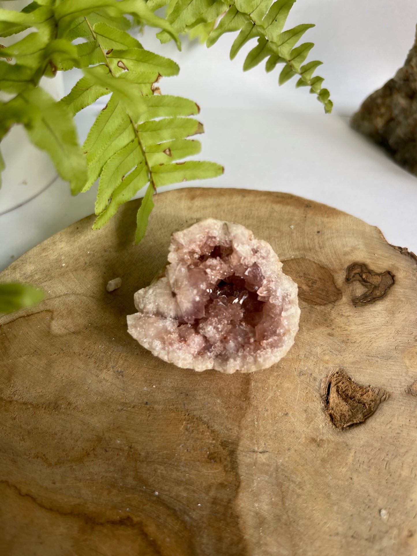 Amethist roze ruw #04