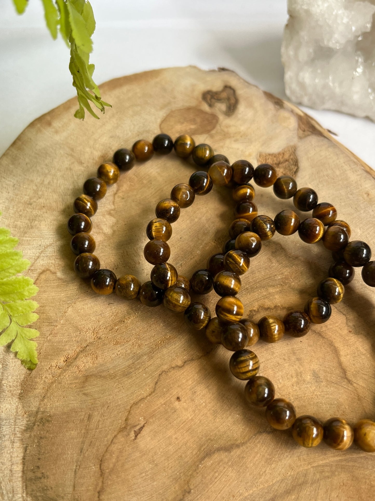 Armband 8 mm tijgeroog