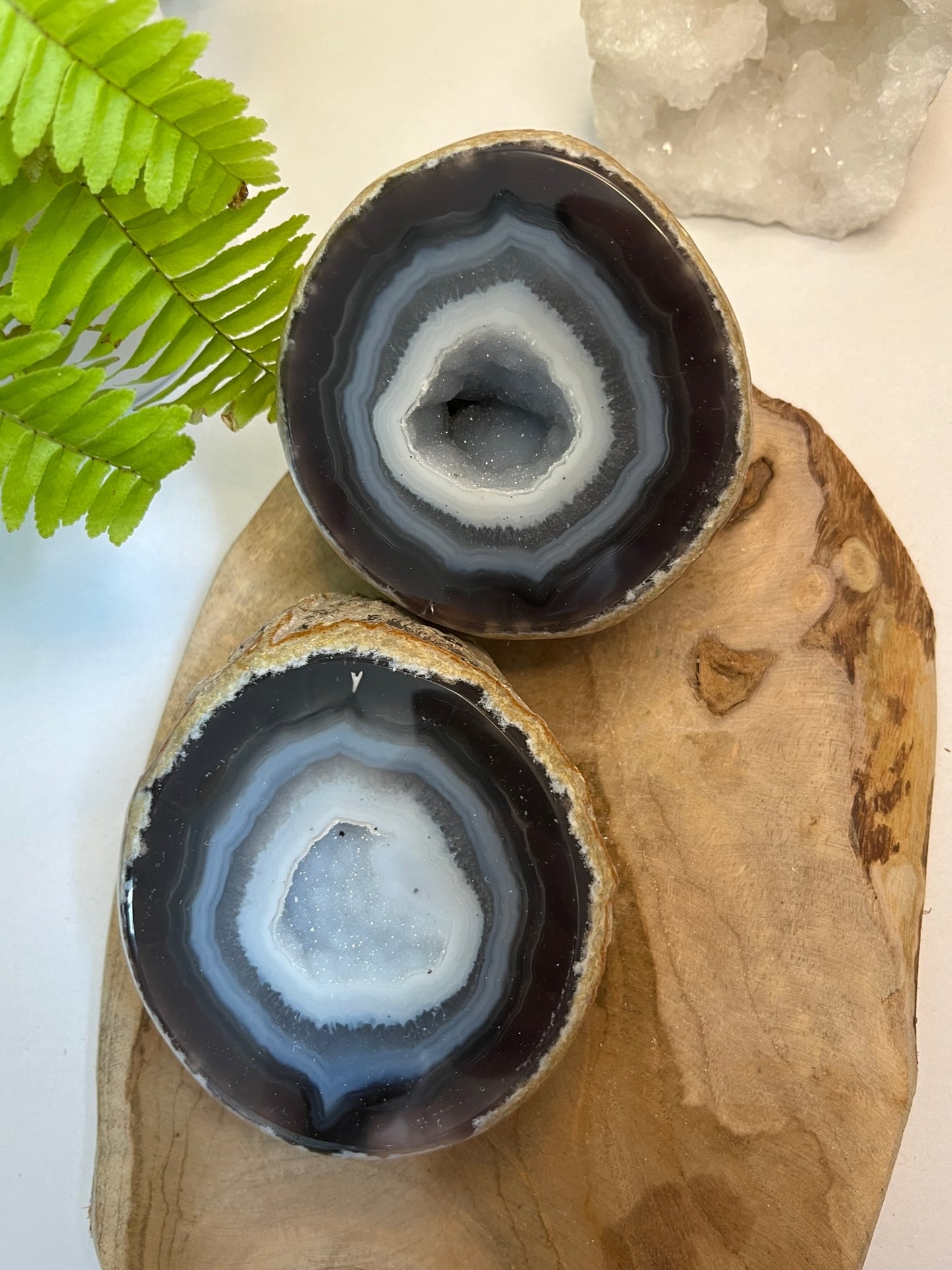Set agaat Geode #03