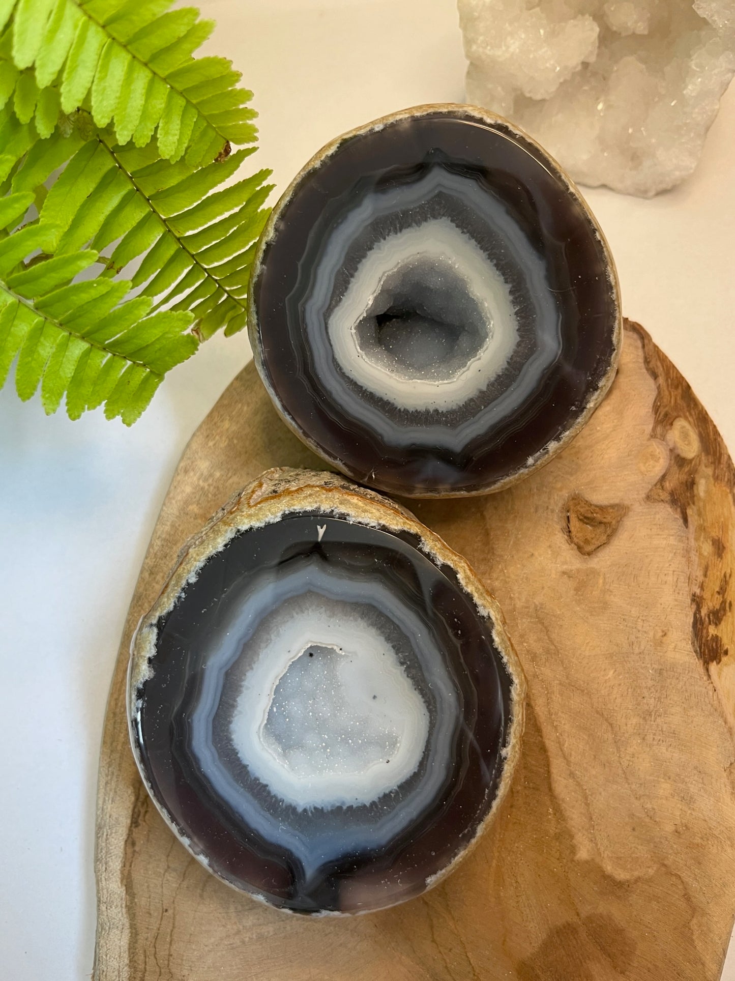 Set agaat Geode #03