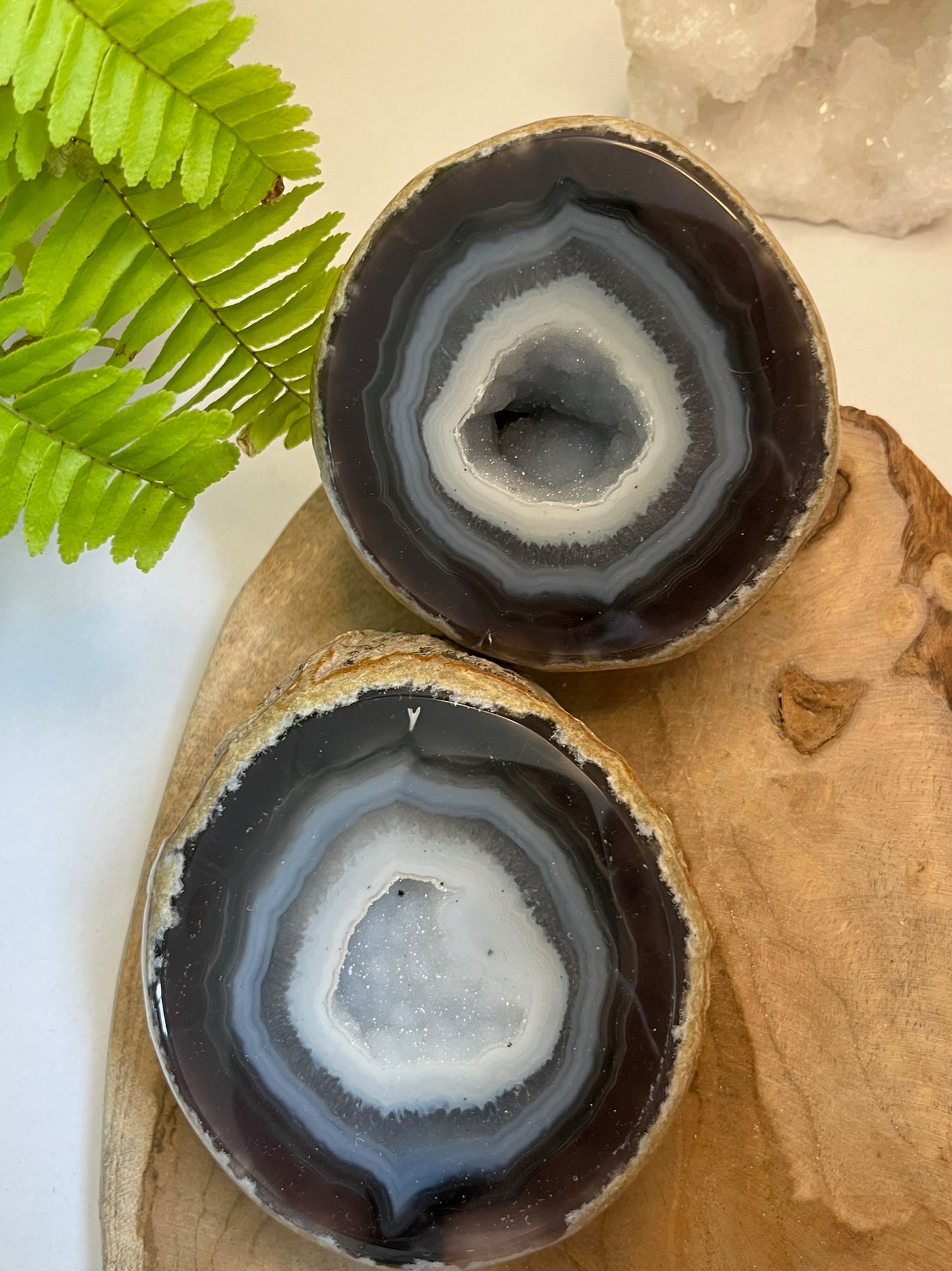 Set agaat Geode #03