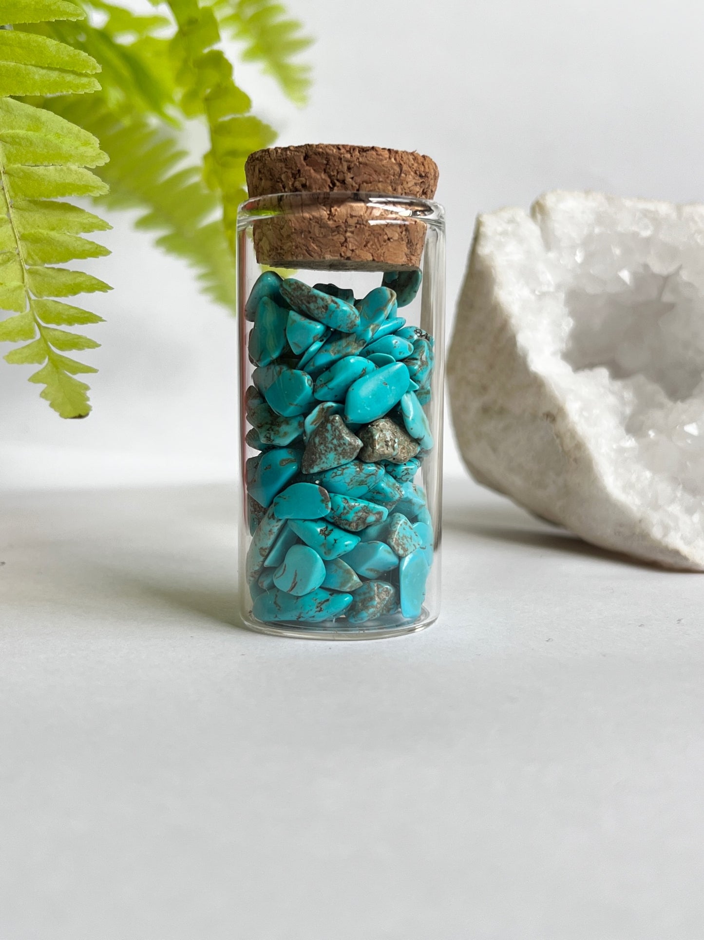 Potje turquoise split
