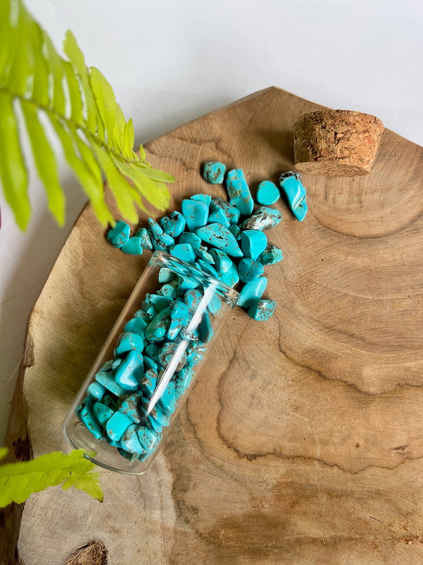 Potje turquoise split