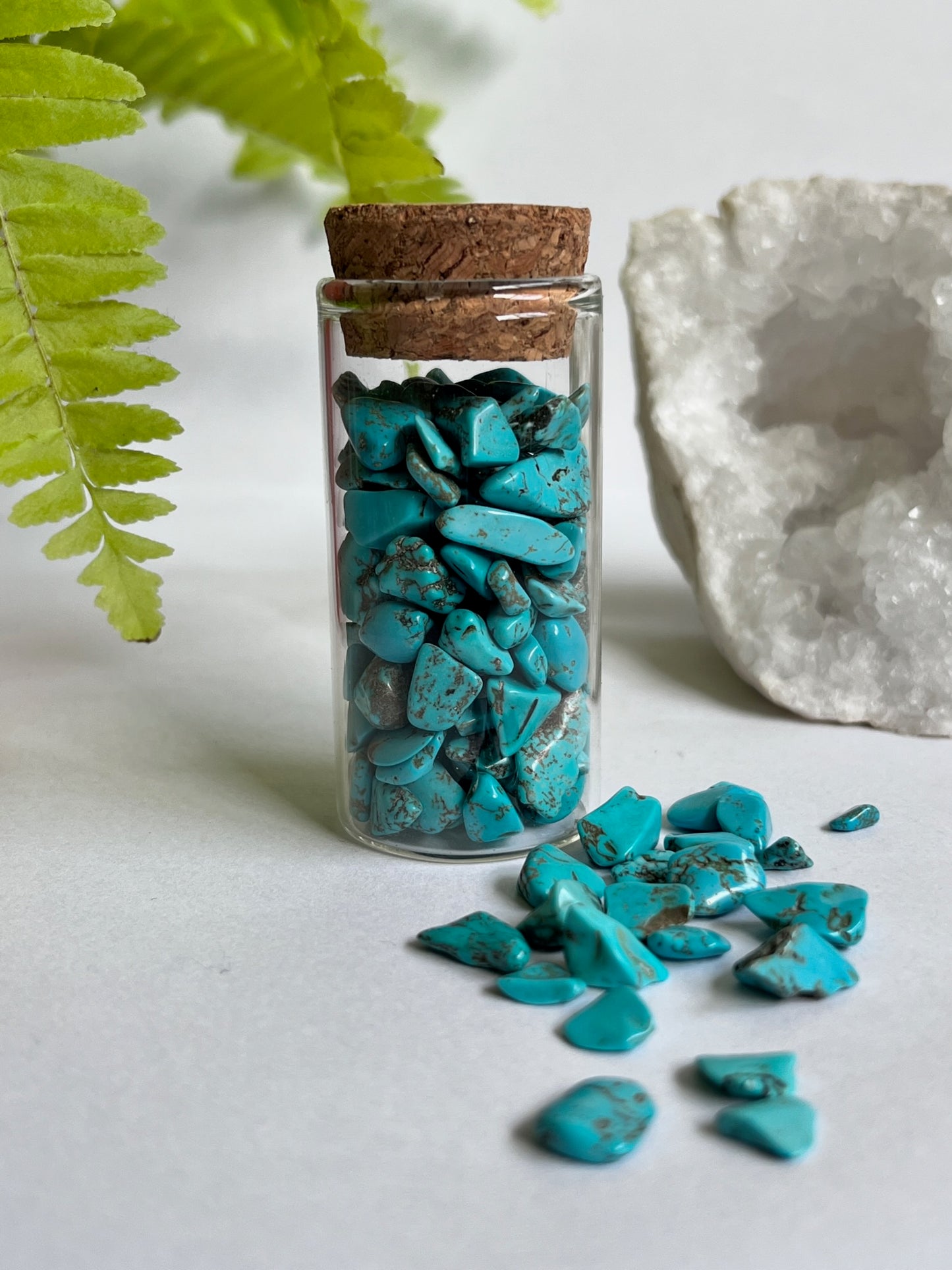 Potje turquoise split