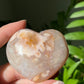 Bloem agaat hart #01 groot