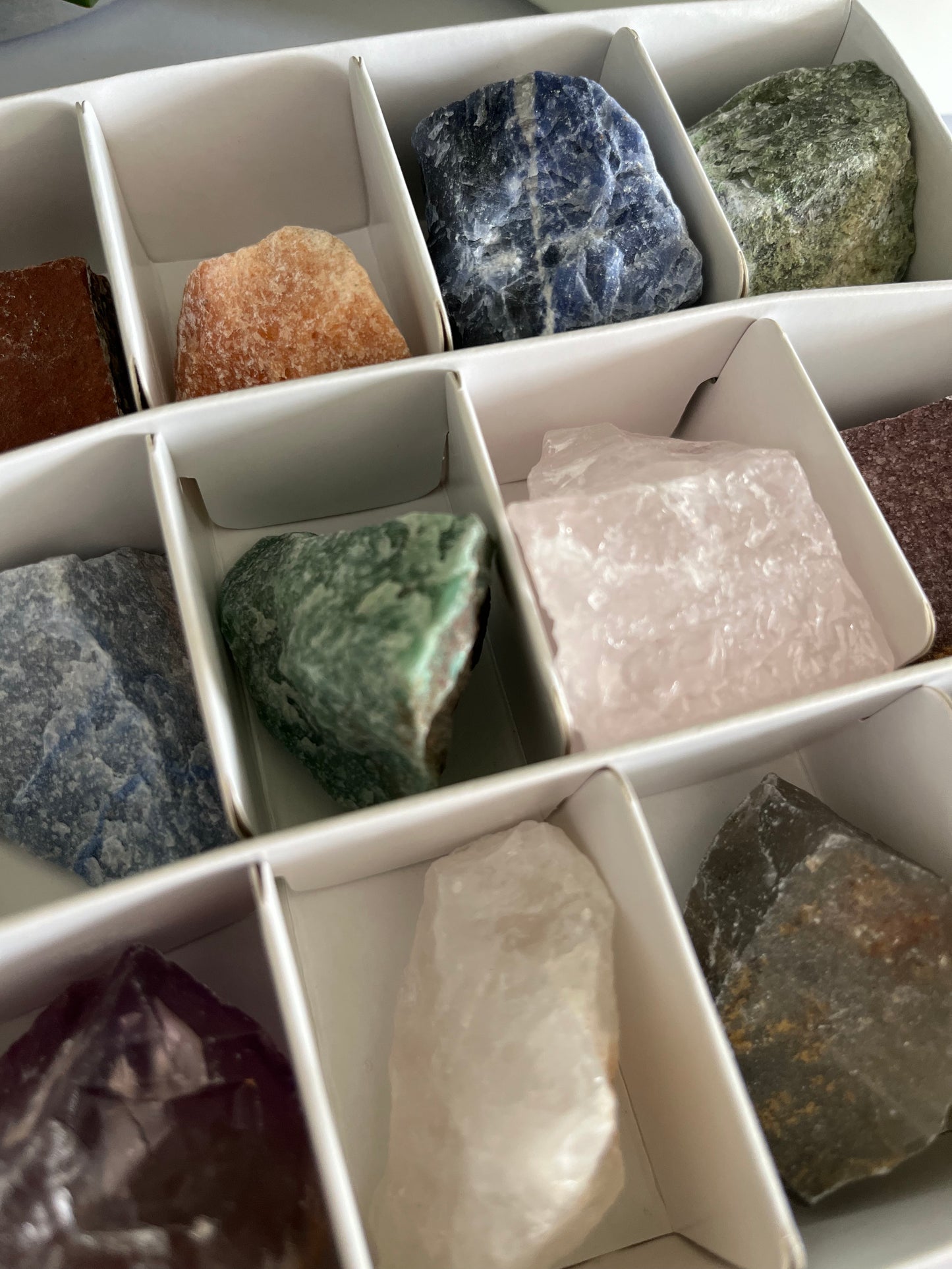 Mineralen ruw - mix doos